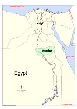 Map of Assiut