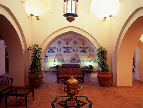 The interiors of the resort