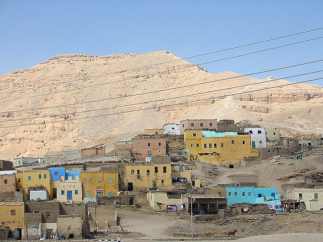 Old Gurna on the west bank of the Nile in Luxor